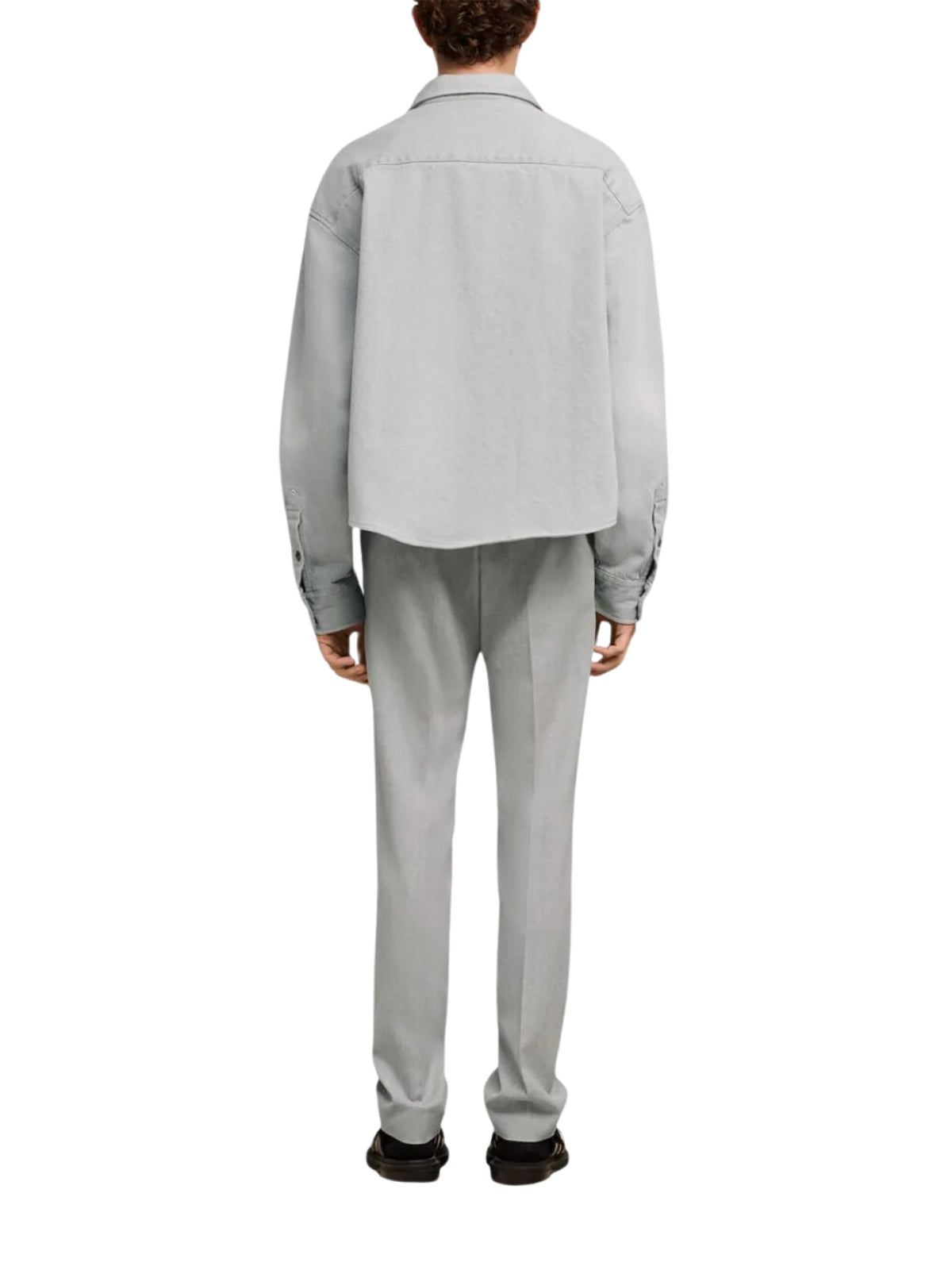 Ami Shirt Denim Javel Grey