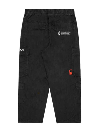 Aape Cargo Pants Logo Black