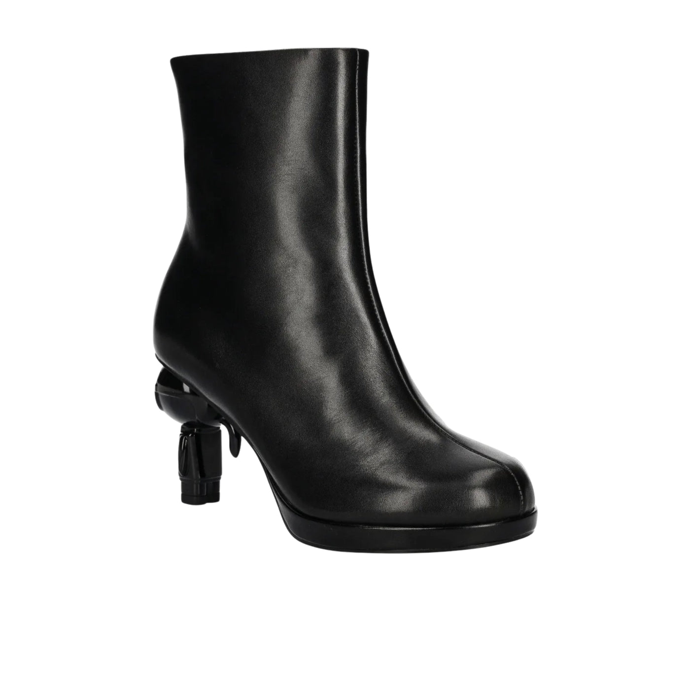 Karl Lagerfeld Heel Ikon Island Midi Zip Black