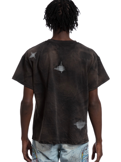 Who Decides War T-Shirt Ruff Ryders Short Sleeve Rust
