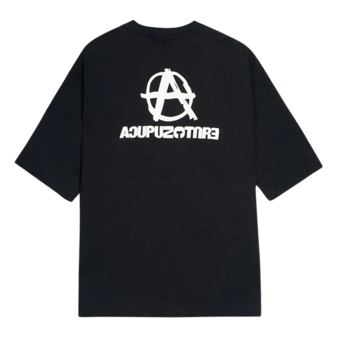 Acupuncture T-Shirt A Logo Black-White