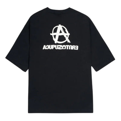 Acupuncture T-Shirt A Logo Black-White