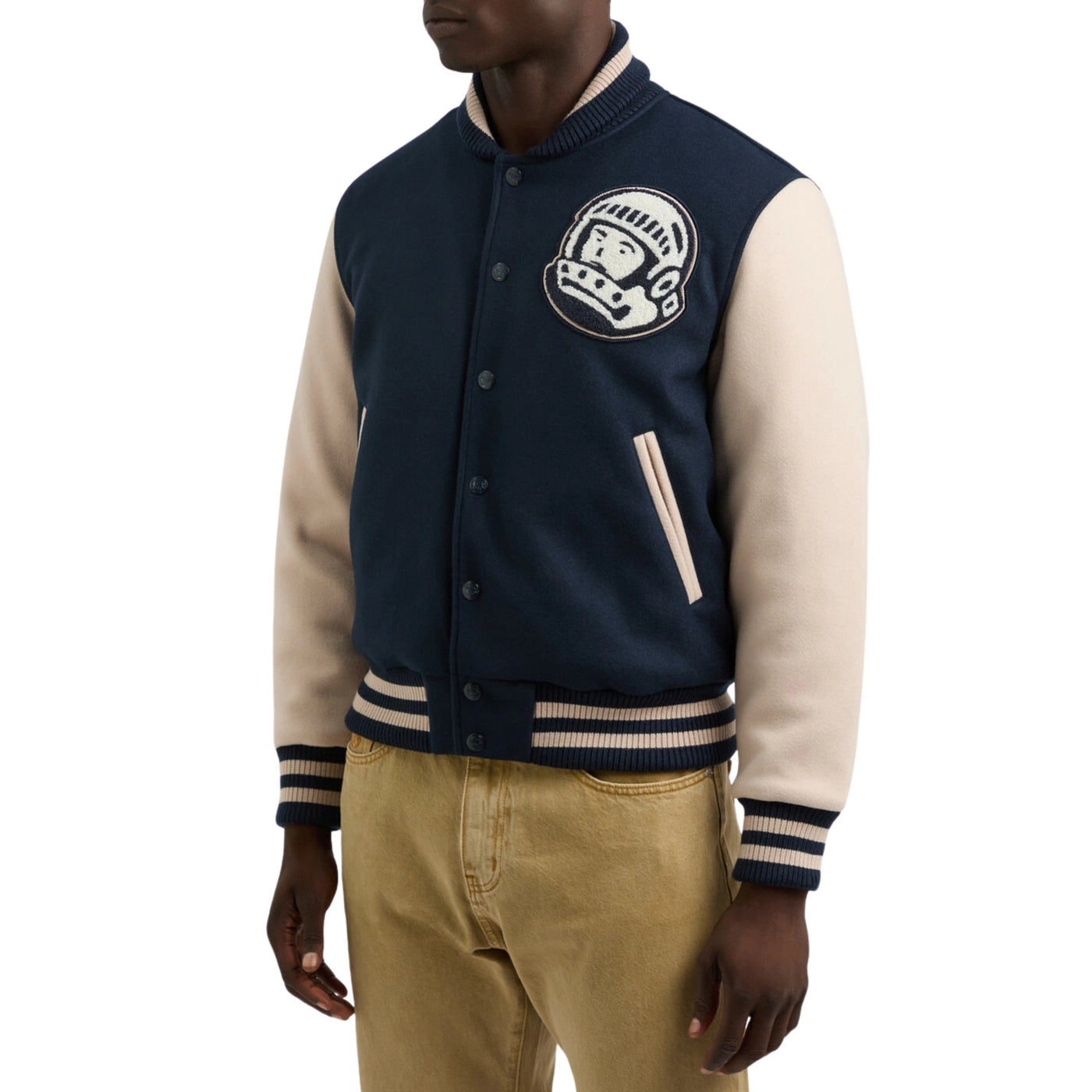 Billionaire Boys Club Jacket Varsity Arch Logo Navy