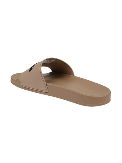 Balenciaga Slide Embossed Beige
