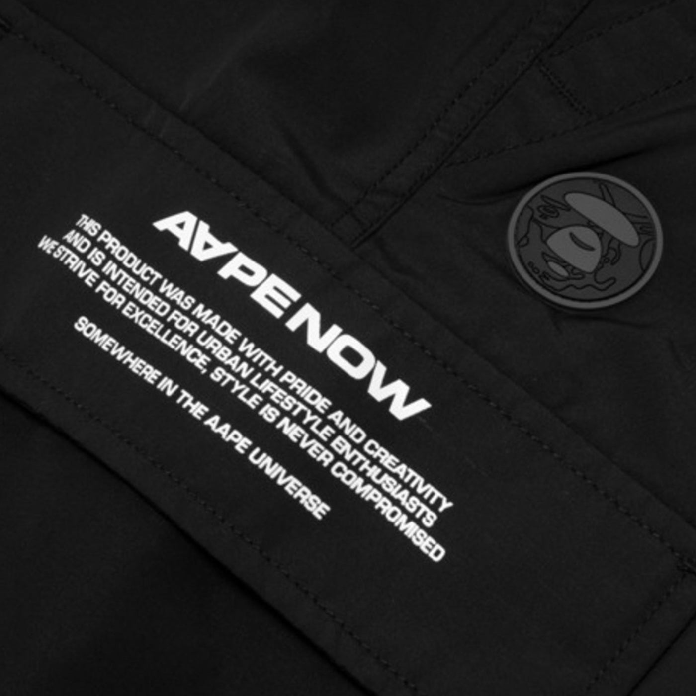 Aape Shorts Logo Black