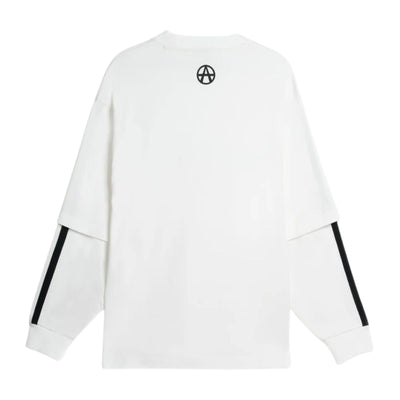 Acupuncture T-Shirt 2 Pieces Long Sleeve White-Black