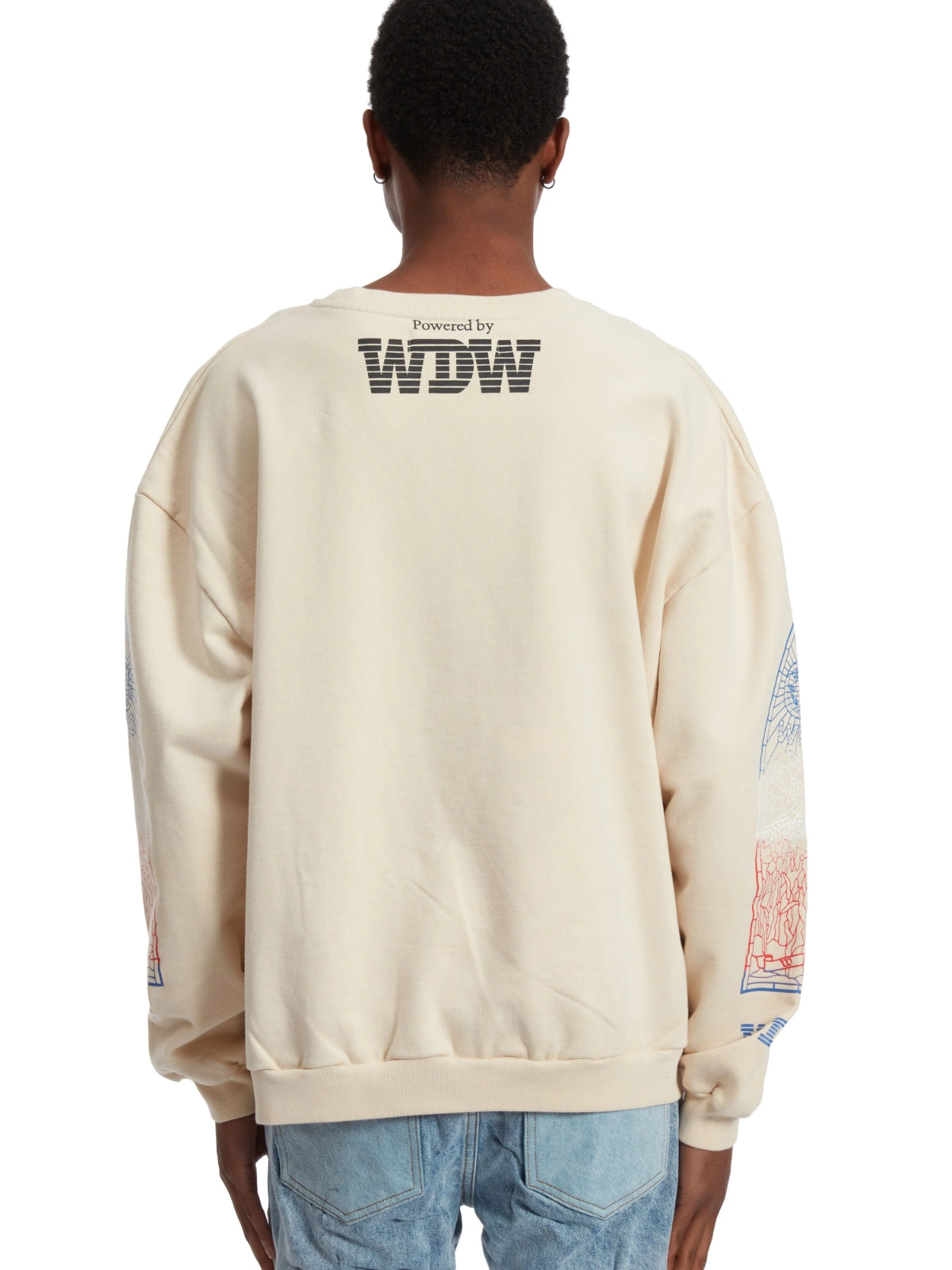 Who Decides War Hoodie Interwined Windows Ivory