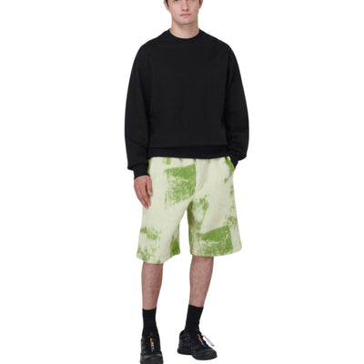 Y-3 Shorts Fleece Off-White-Green