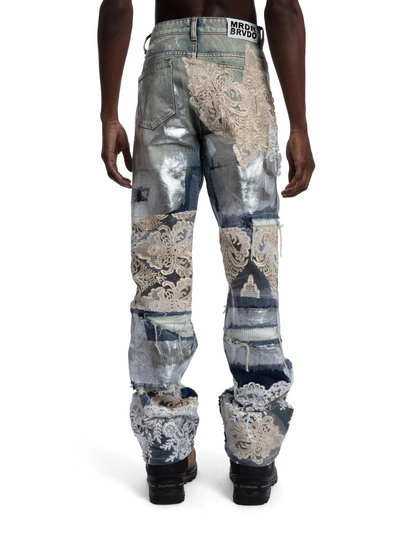 Who Decides War Jeans Metal Lace Denim