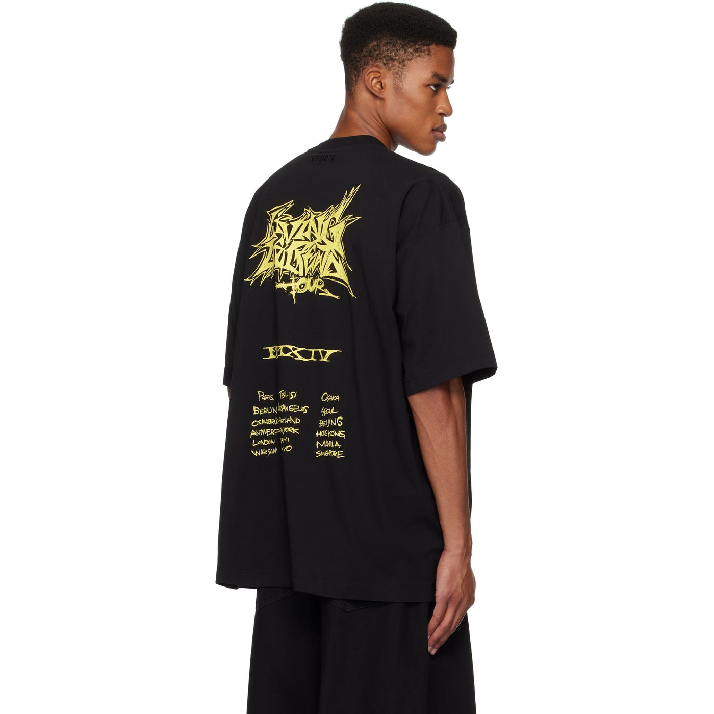 Vetements T-Shirt Living Legend Oversized Black
