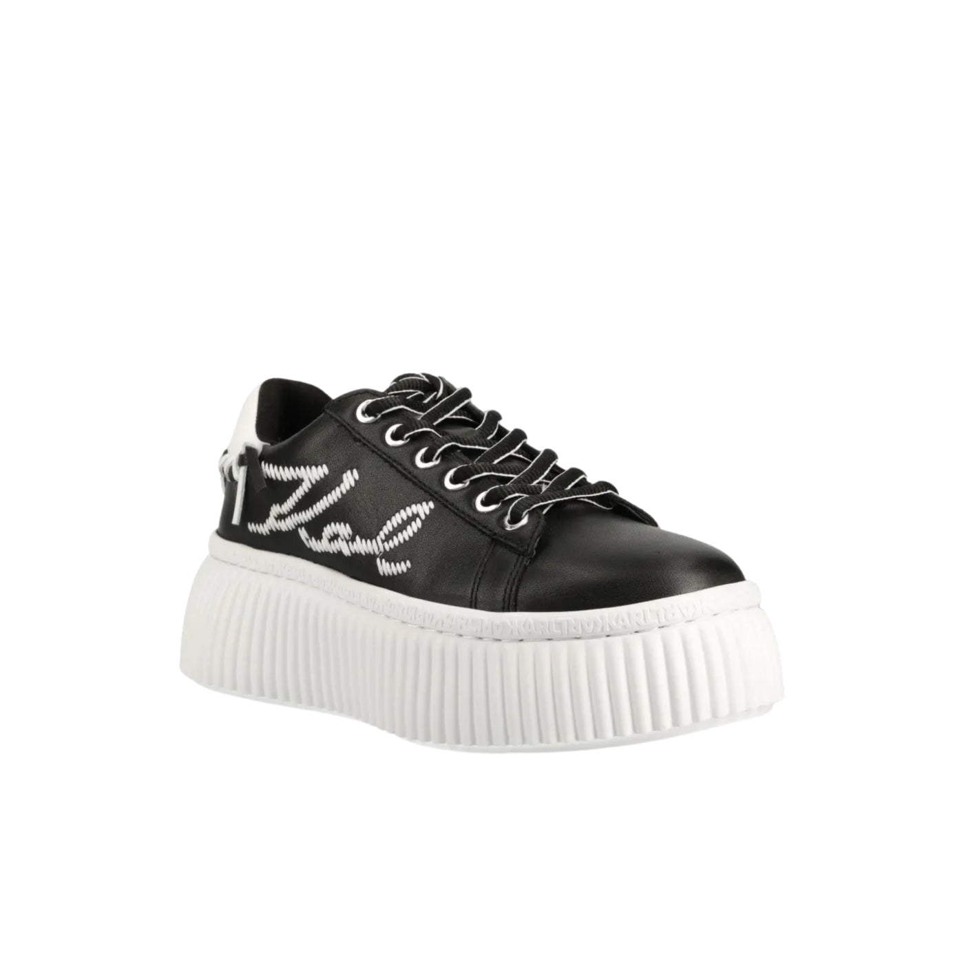Karl Lagerfeld Sneaker Ladies Kreeper Whipstitch Black