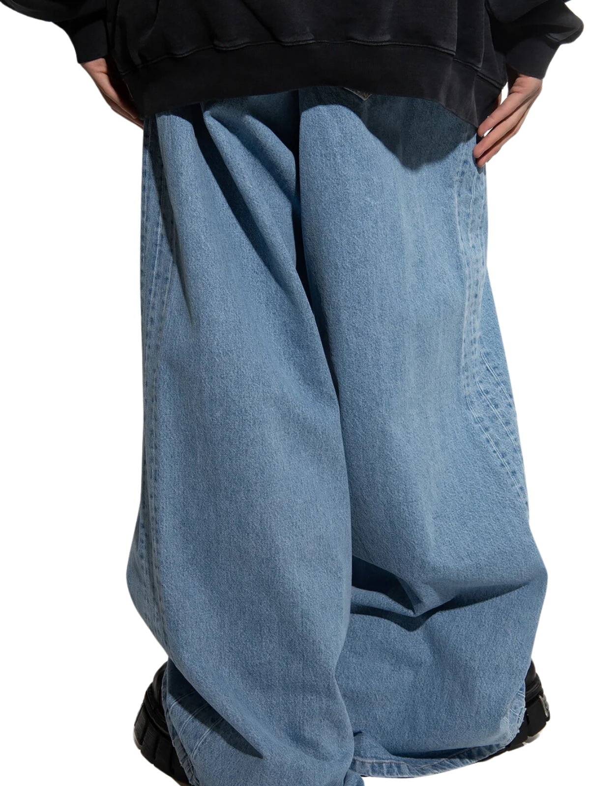 Vetements Jeans Destroyed Blue