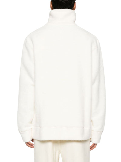 Ami Sweater Half Zip White