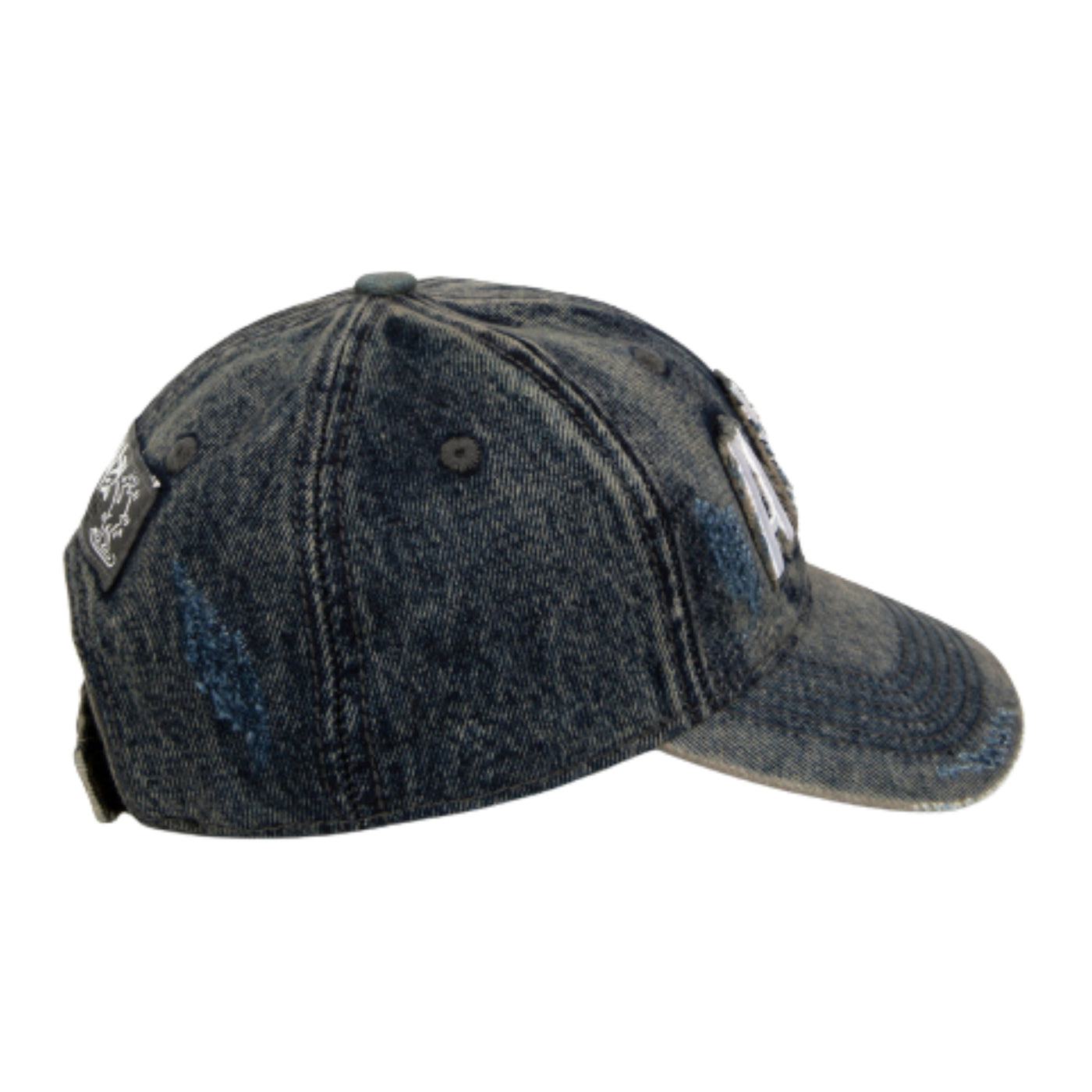 Aape Cap Denim Logo Black-Navy