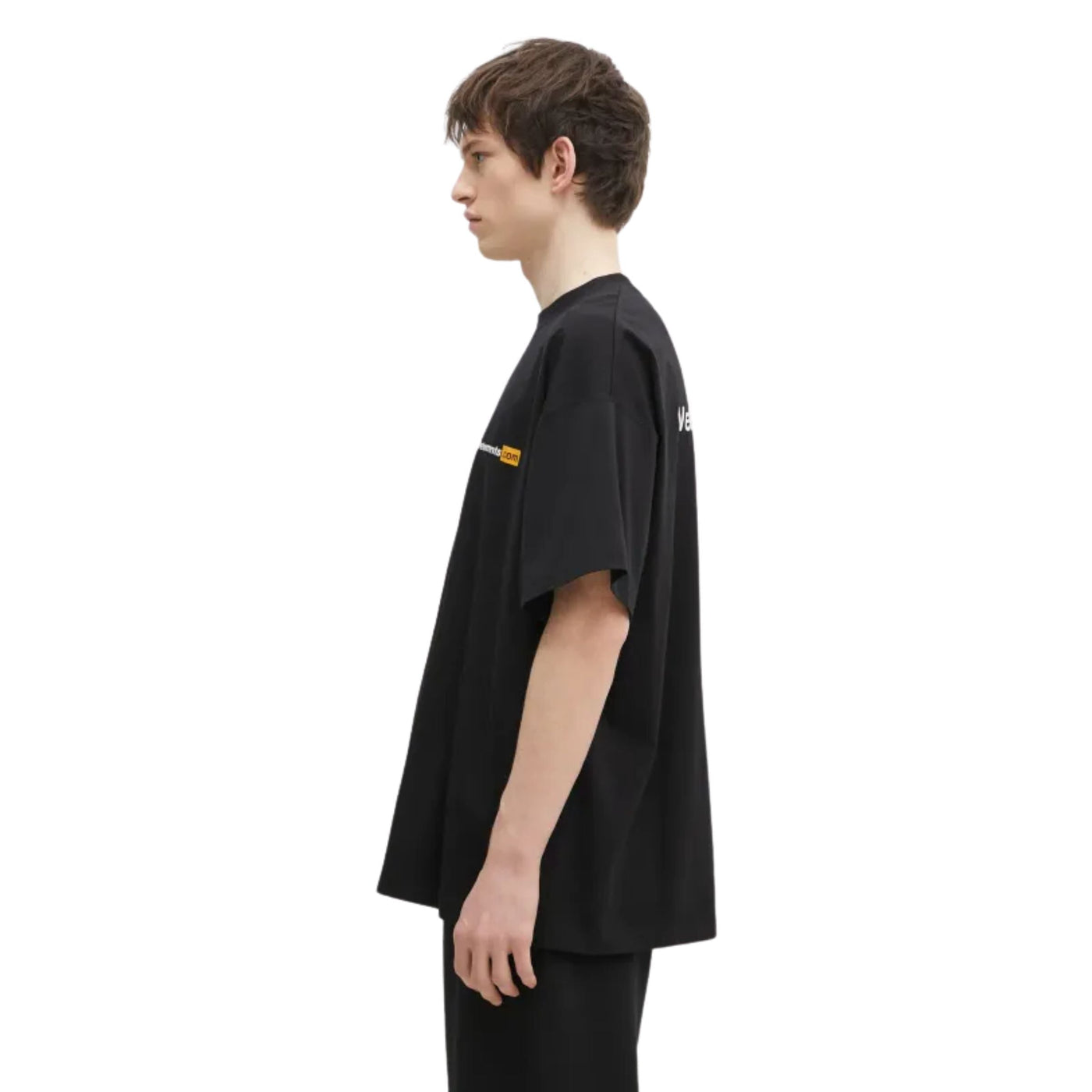 Vetements T-Shirt Vetements.Com Regular Black
