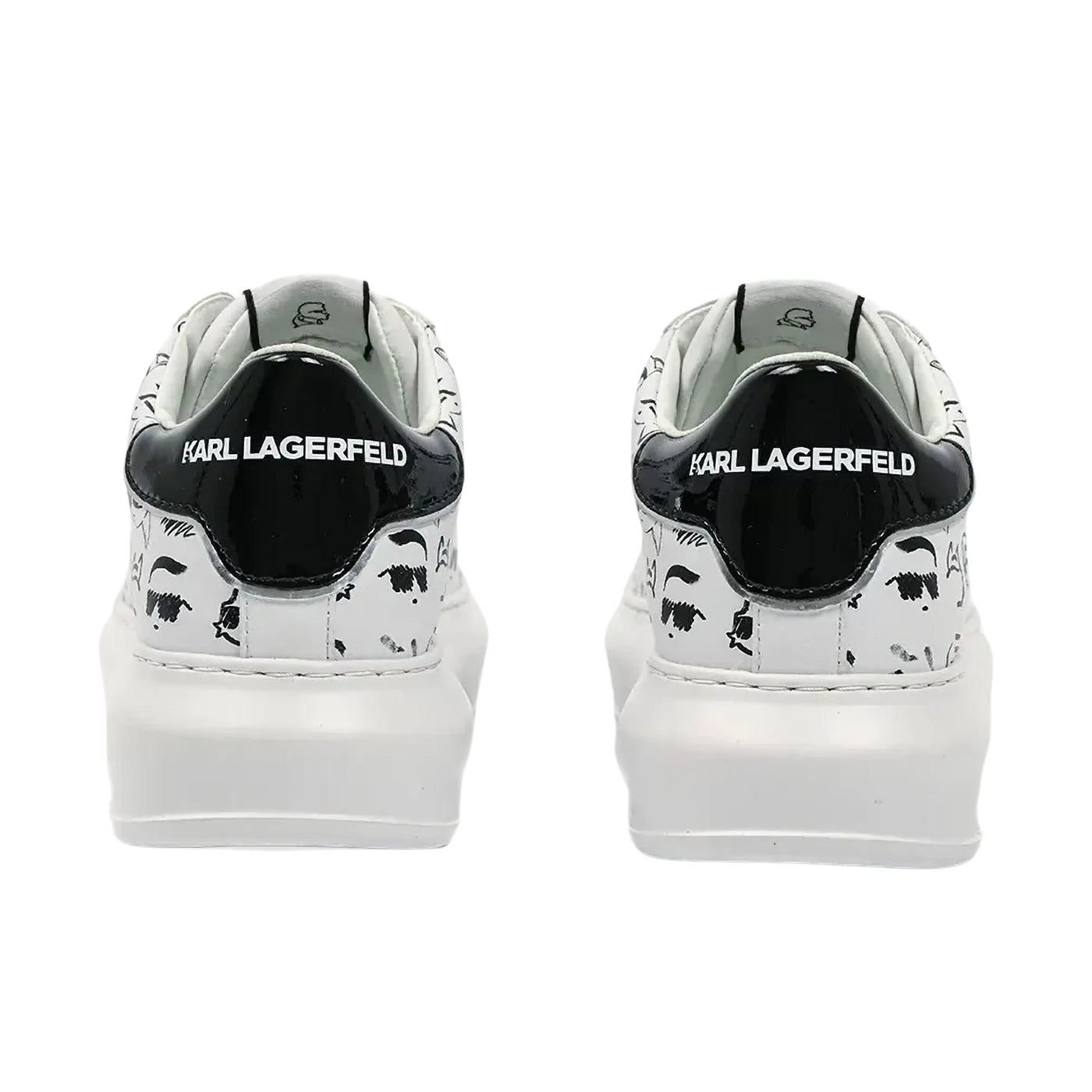 Karl Lagerfeld Sneaker Nft Kapri Graffiti White-Black