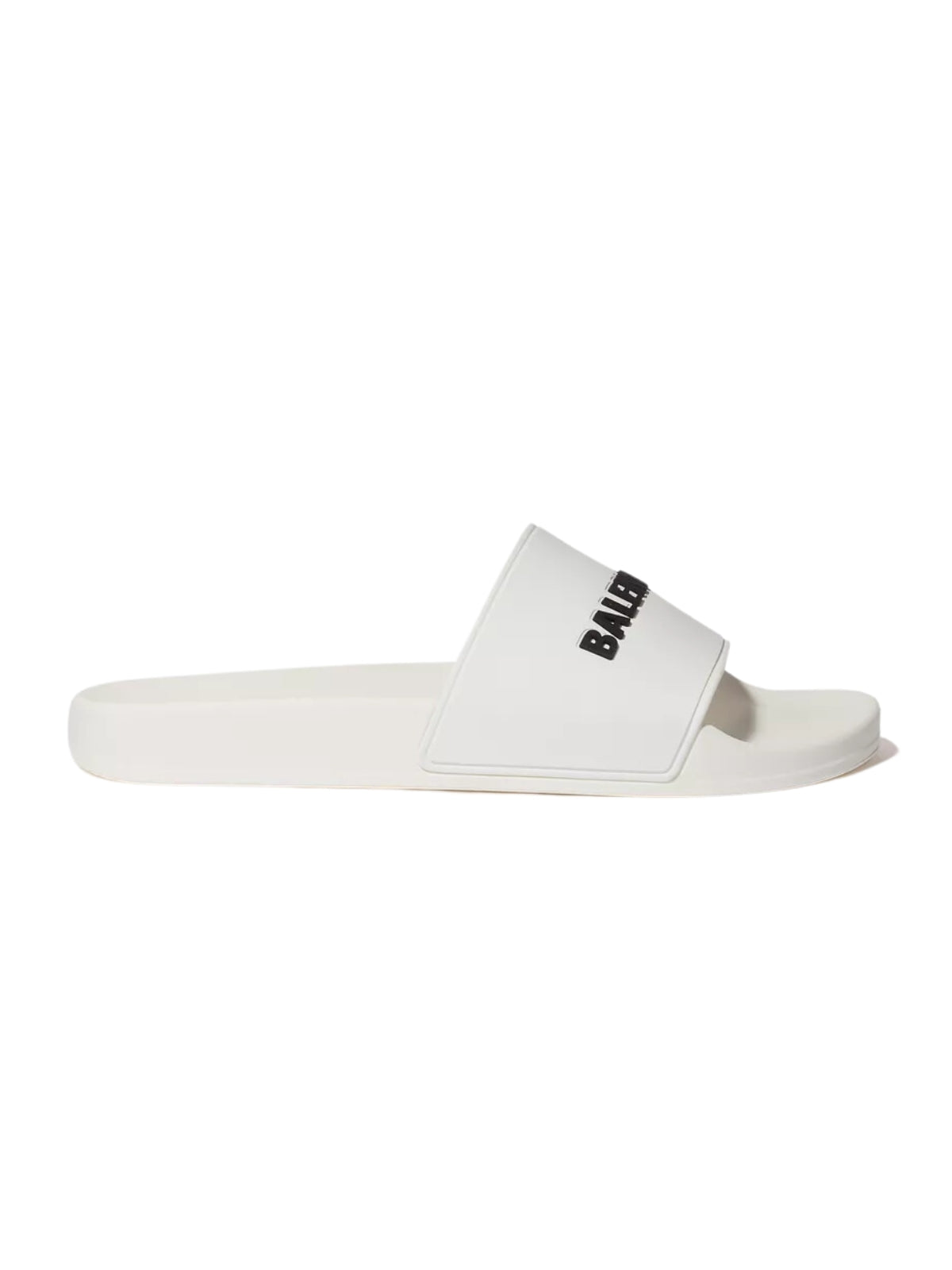 Balenciaga Slide Logo White