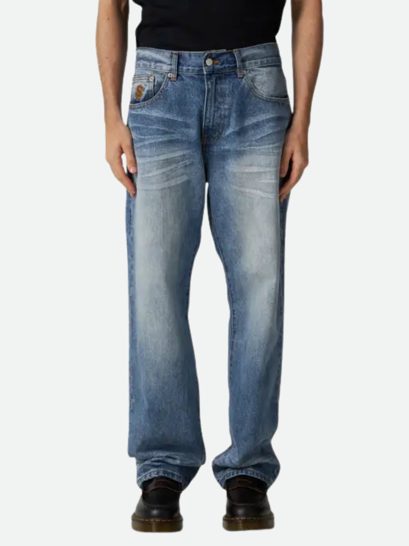 Billionaire Boys Club Jeans Astro Selvedge Denim Heavy Wash Blue