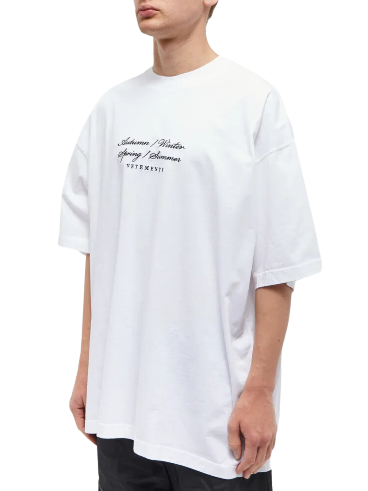 Vetements T-Shirt Seasons White