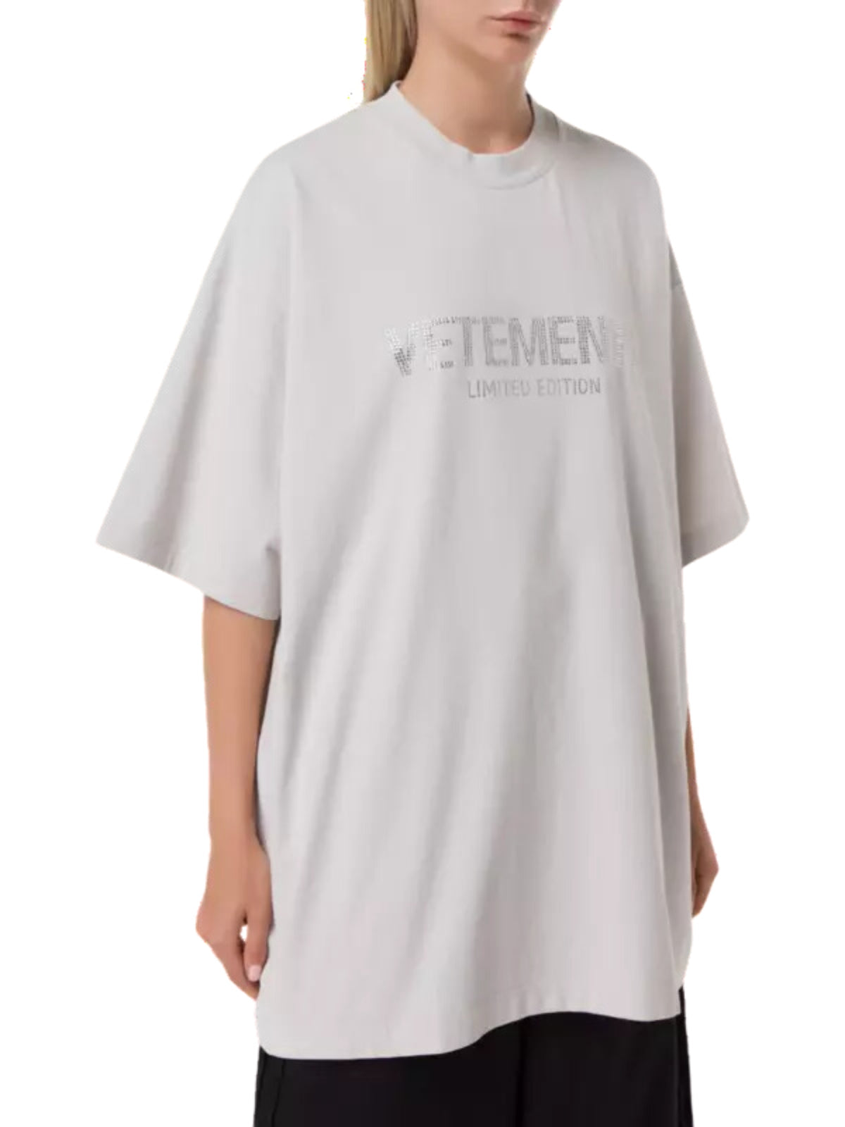 Vetements T-Shirt Limited Crystal Grey