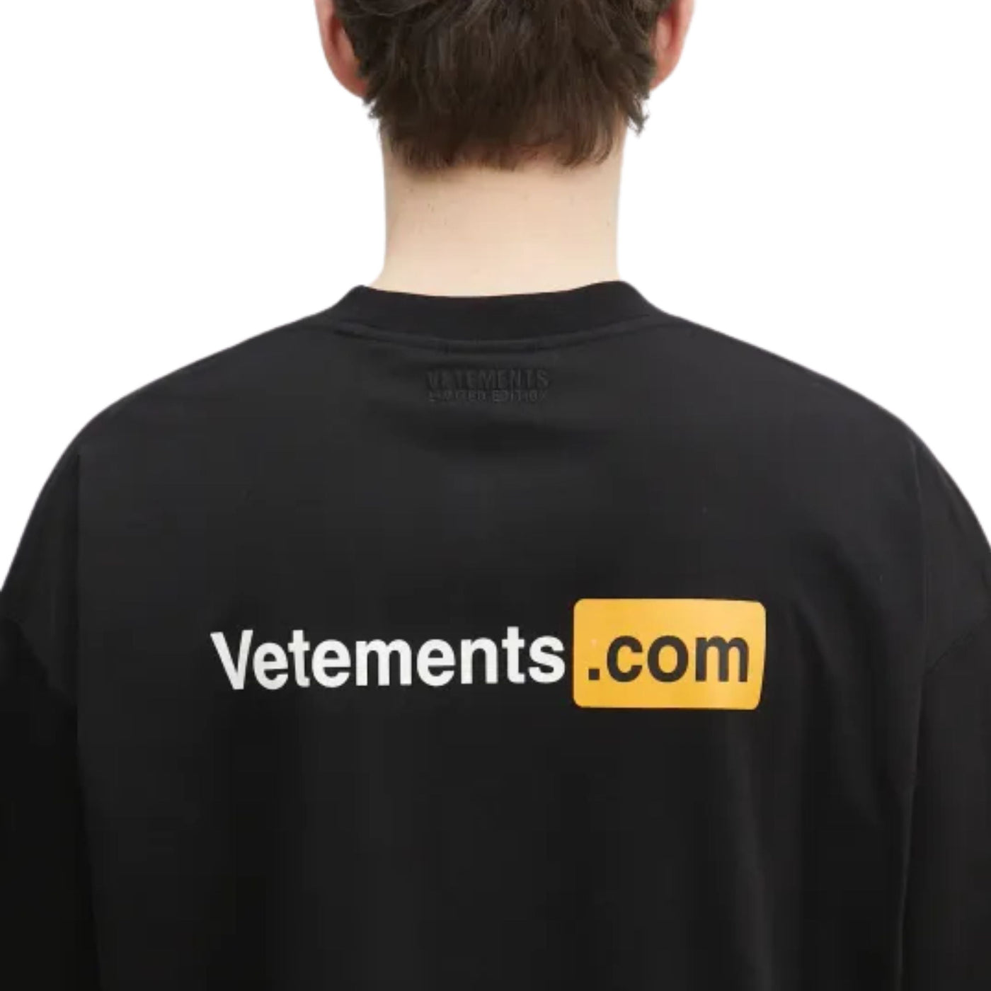 Vetements T-Shirt Vetements.Com Regular Black