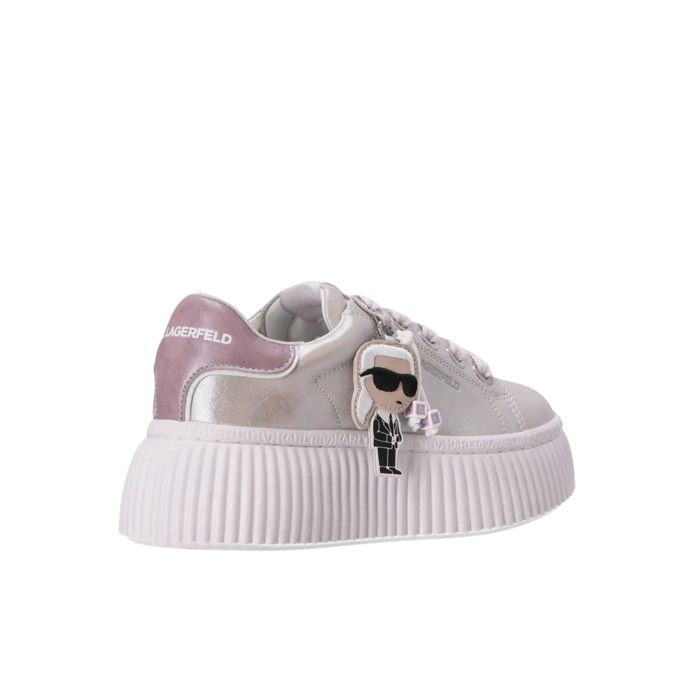 Karl Lagerfeld Sneaker Ladies Kreeper Lo Pendant Silver-Lilac