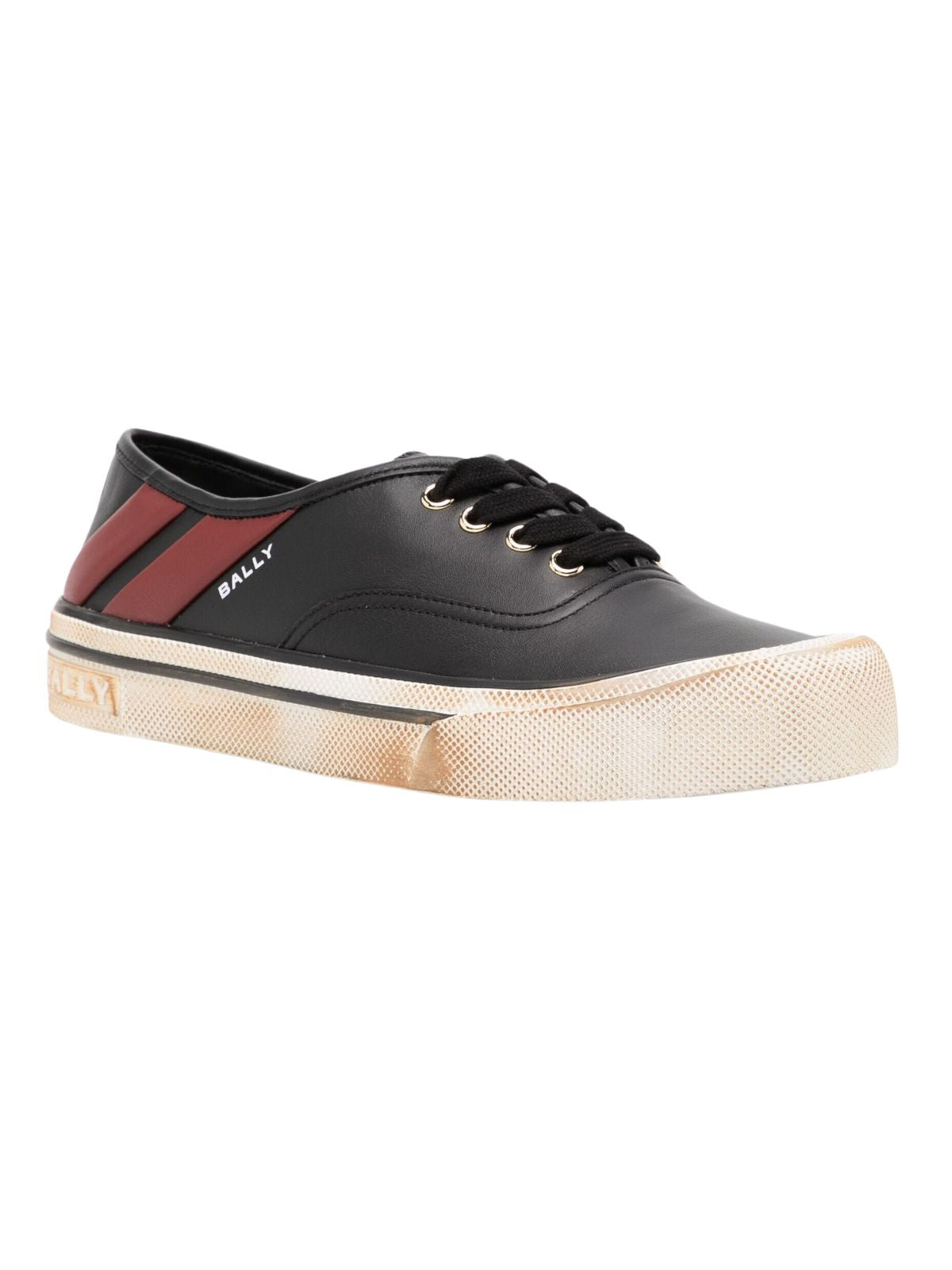 Bally Sneaker Low Top Logo Red-Black