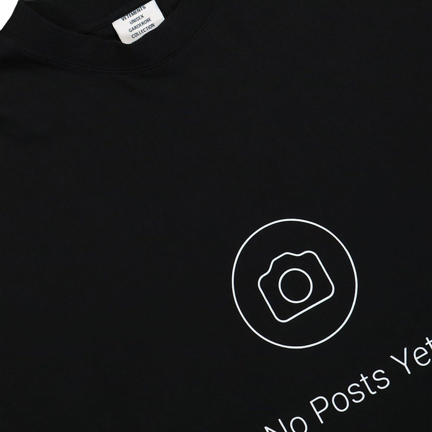 Vetements T-Shirt No Posts Regular Black