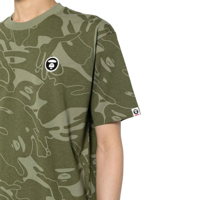 Aape T-Shirt Camouflage Khaki