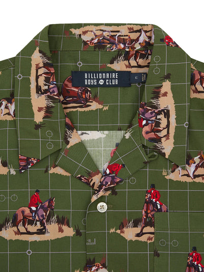 Billionaire Boys Club Shirt S/S Space Hunt Green