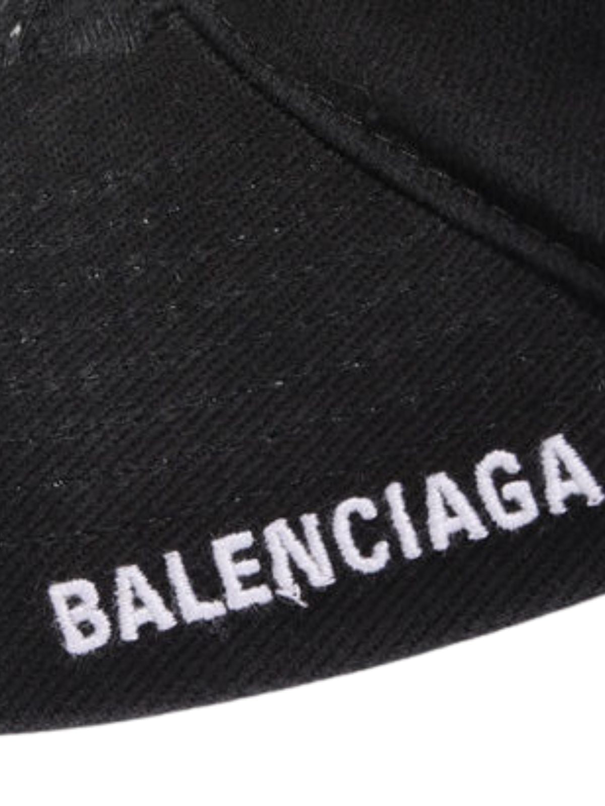 Balenciaga Cap Worn Black
