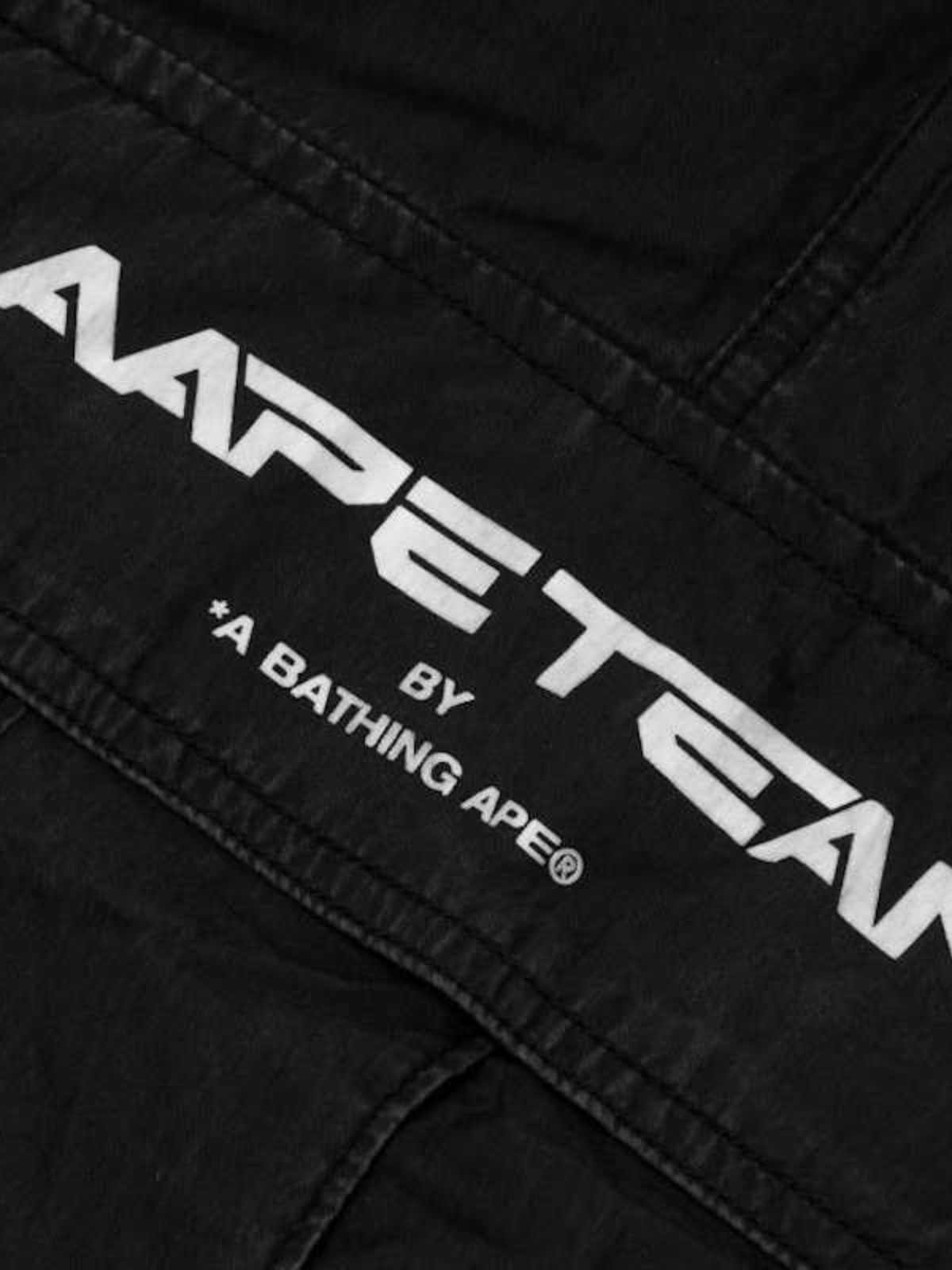 Aape Cargo Pants Logo Black