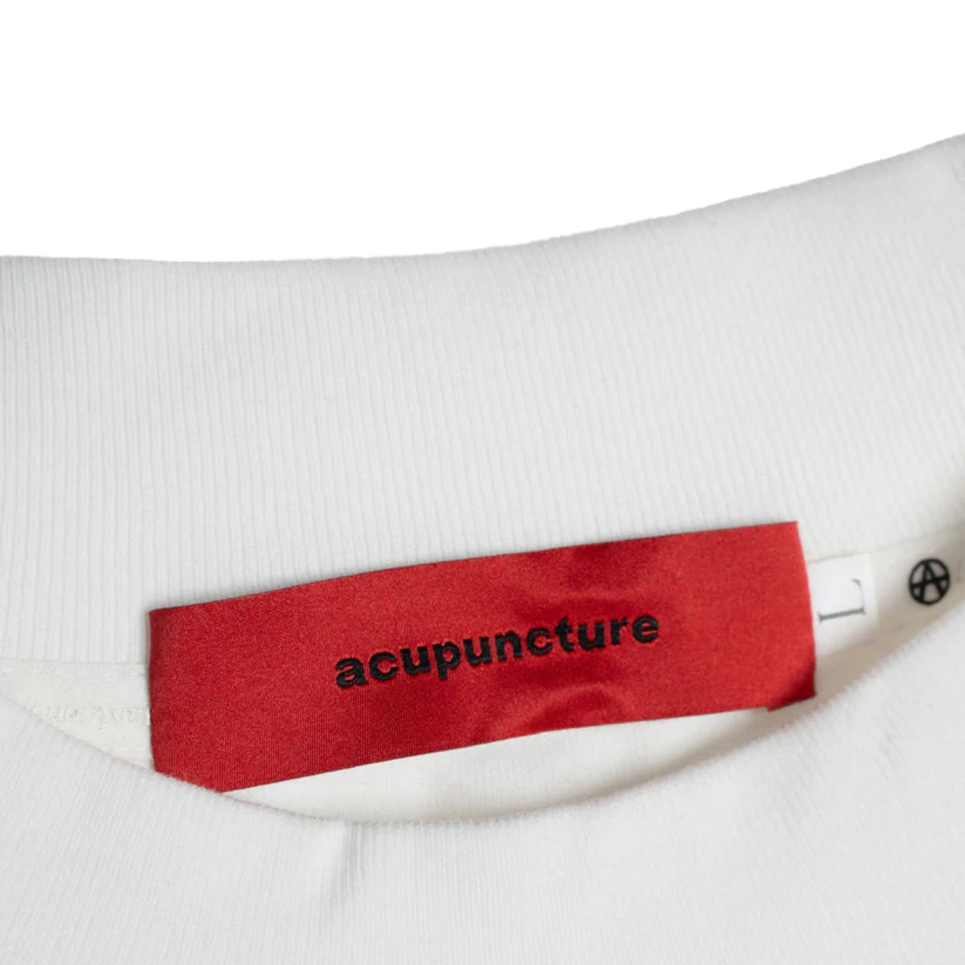 Acupuncture T-Shirt Label White