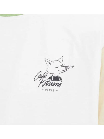 Cafe Kitsune T-Shirt Colour Block Tapioca