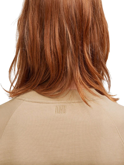 Ami Sweater Logo Beige