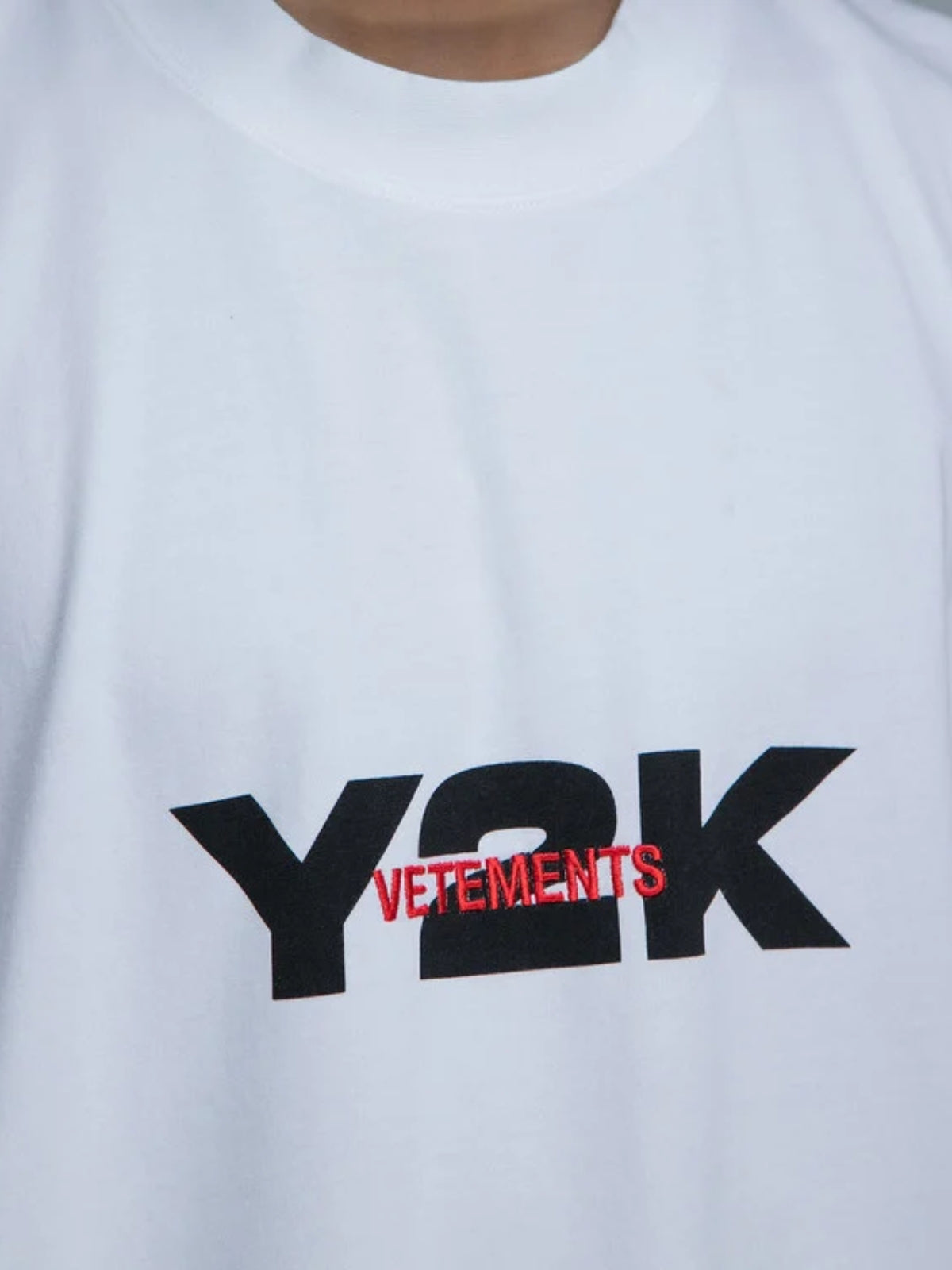 Vetements T-Shirt Y2k White