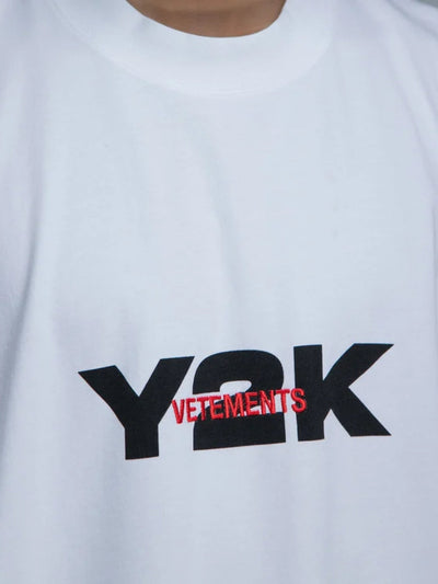 Vetements T-Shirt Y2k White