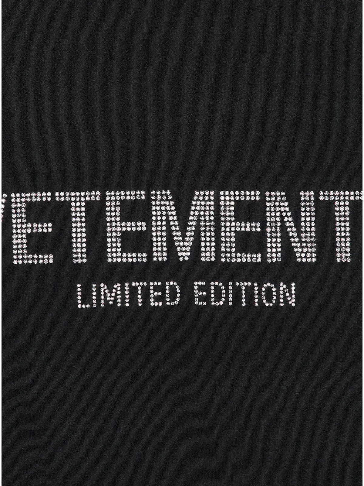 Vetements T-Shirt Logo Limited Black