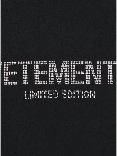 Vetements T-Shirt Logo Limited Black