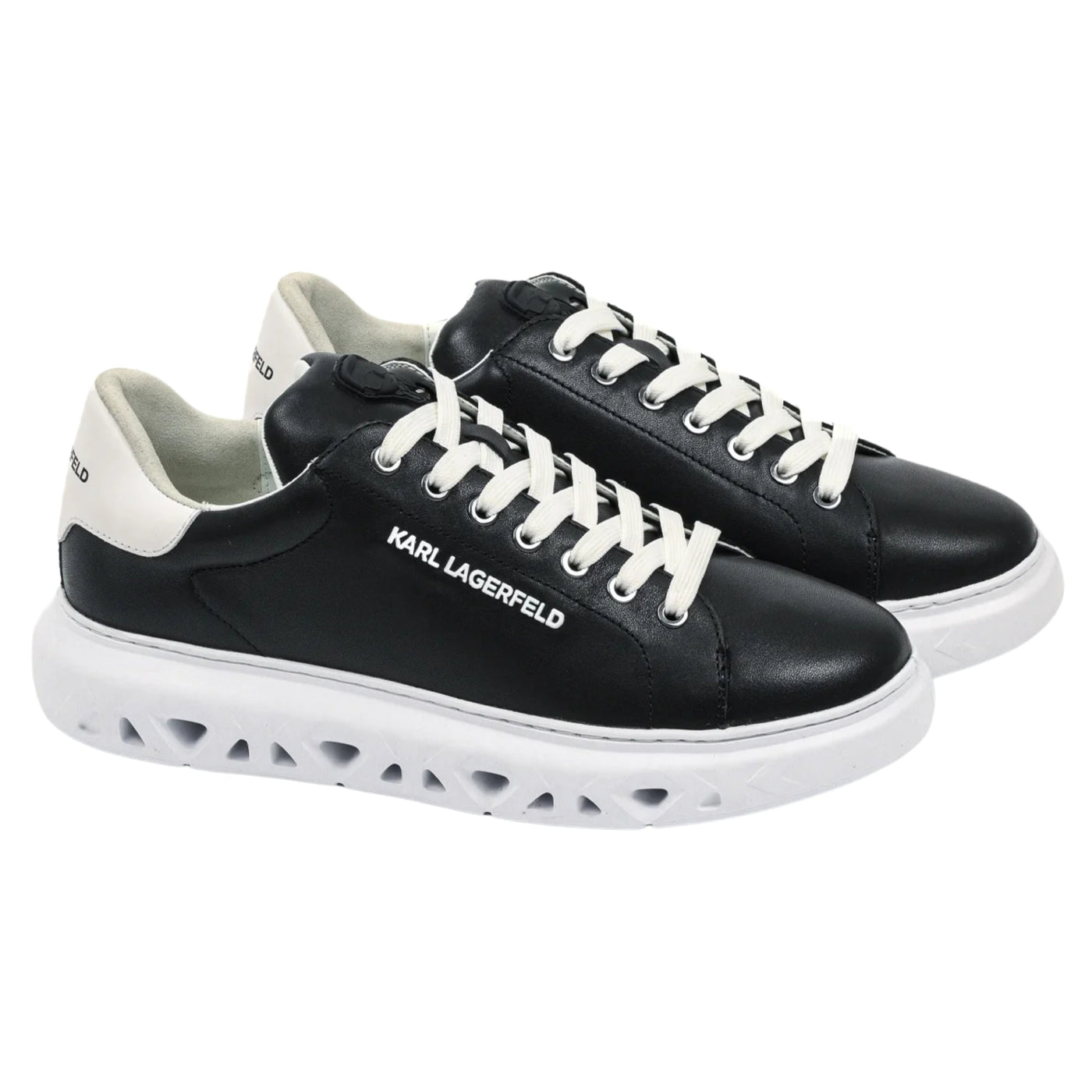 Karl Lagerfeld Sneaker Kapri Kite Lace Black-White