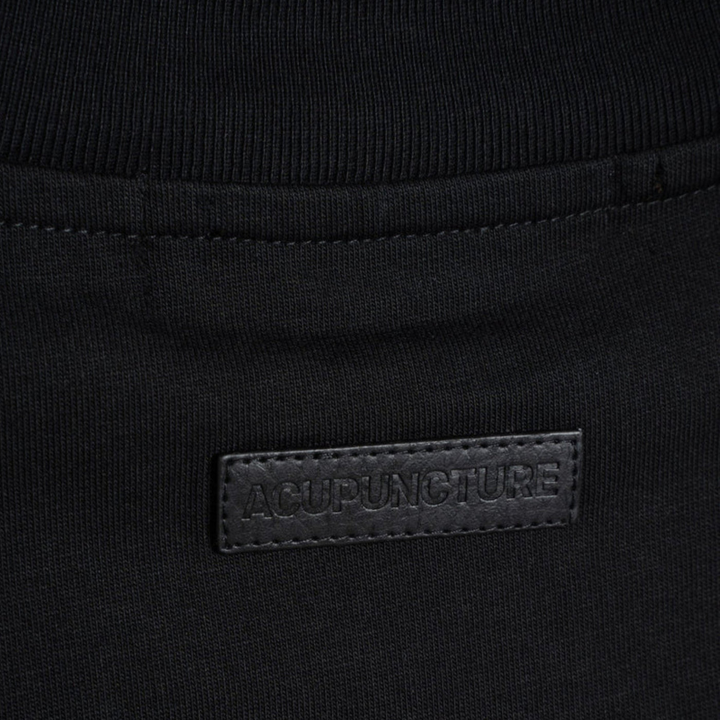 Acupuncture T-Shirt Mono Logo Black