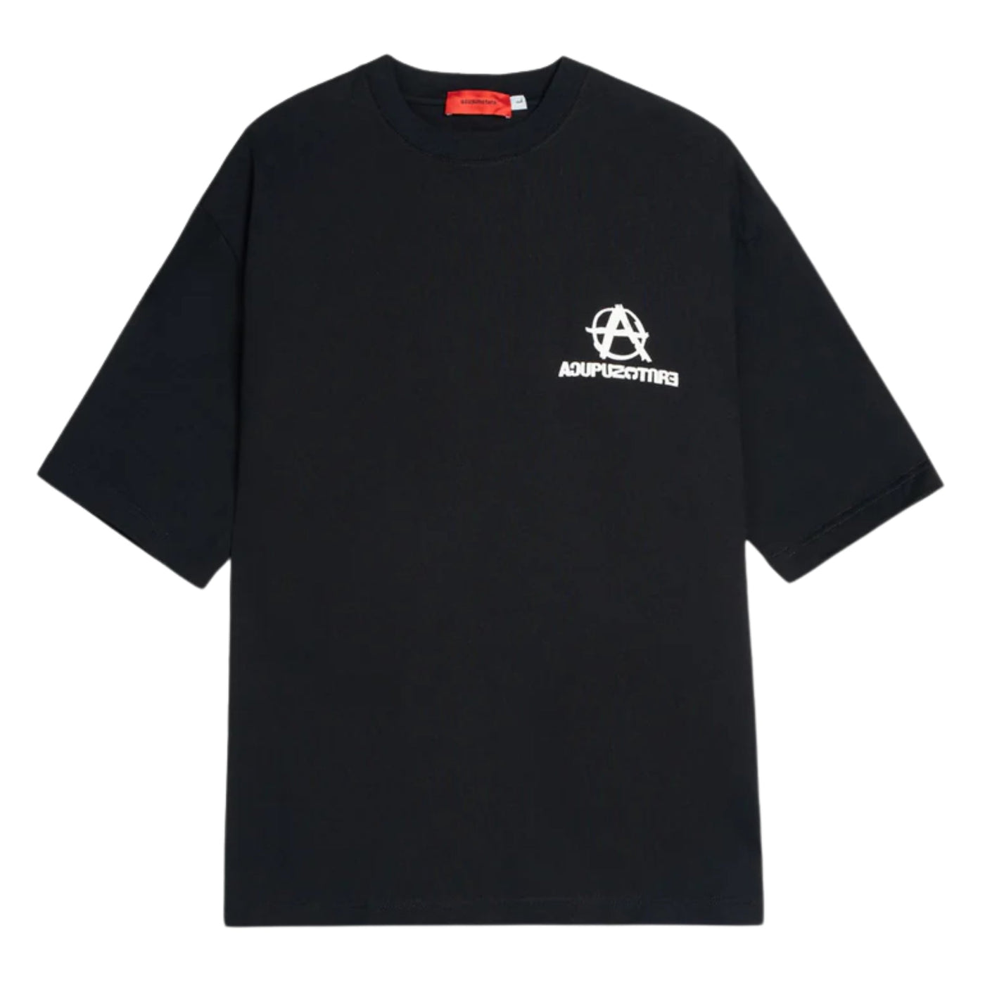 Acupuncture T-Shirt A Logo Black-White