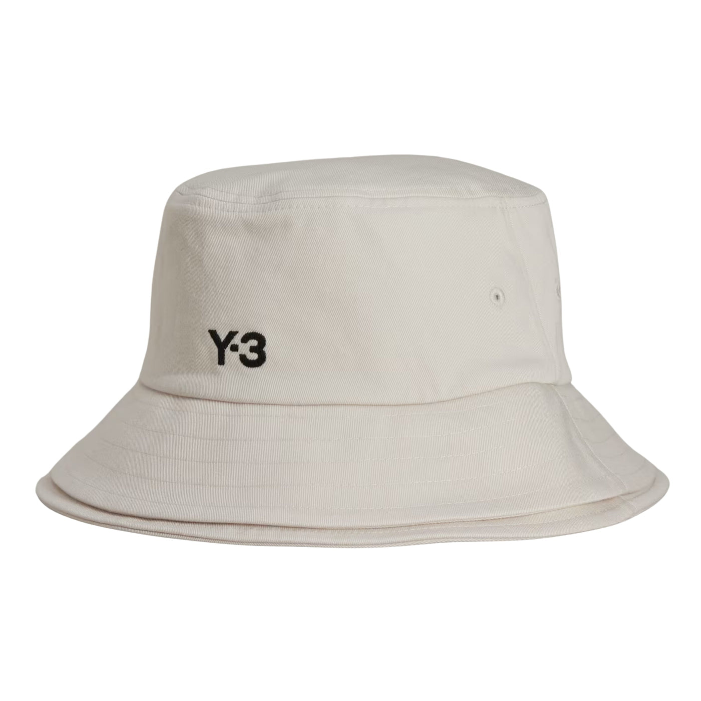 Y-3 Bucket Hat Logo Talc