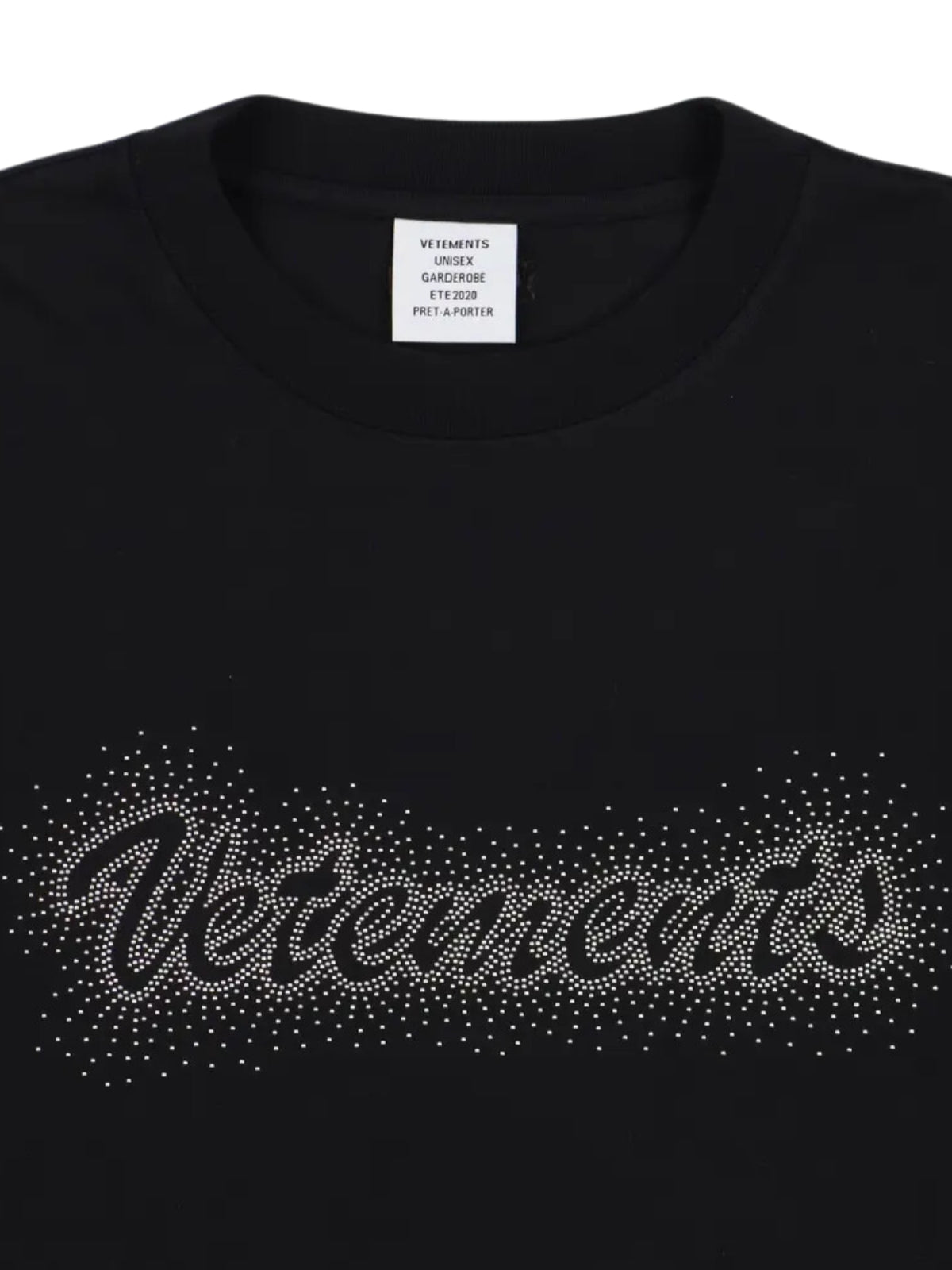 Vetements T-Shirt Snow Black