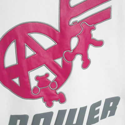 Acupuncture Hooded Sweater White-Red