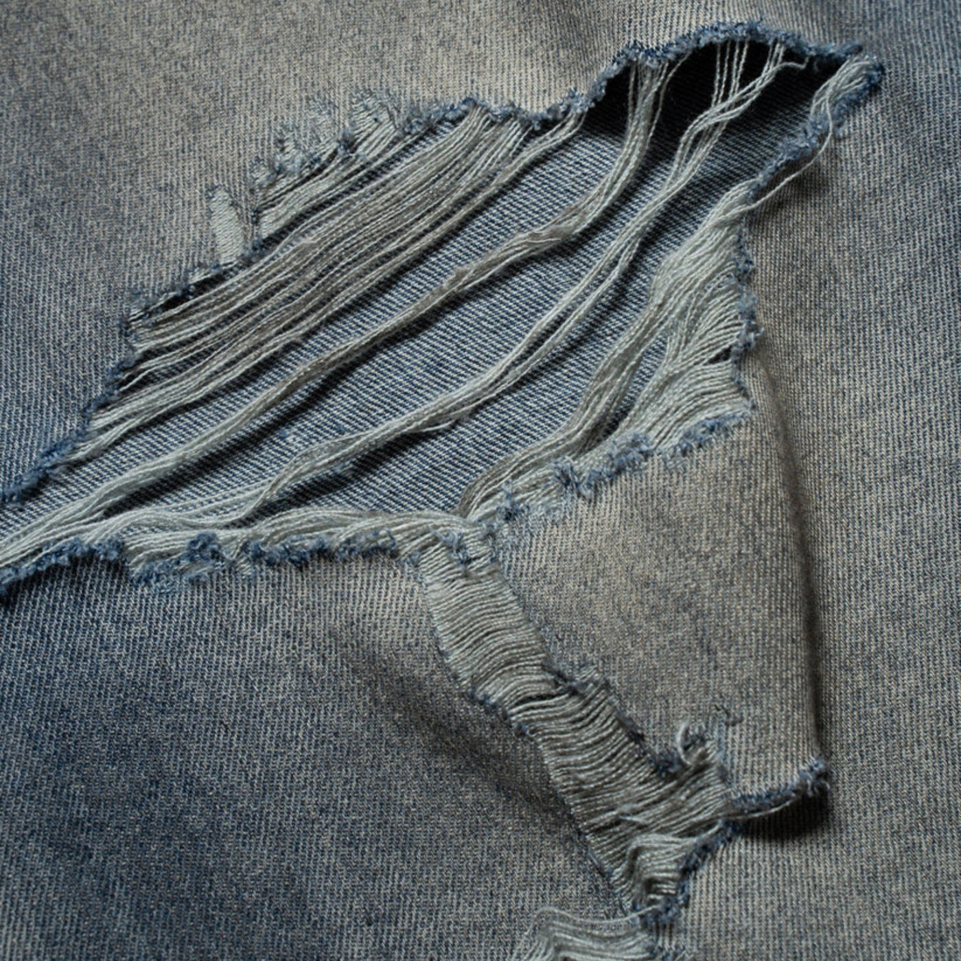 Acupuncture Jeans Ripped Blue