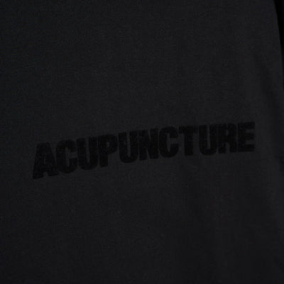 Acupuncture T-Shirt Mono Logo Black