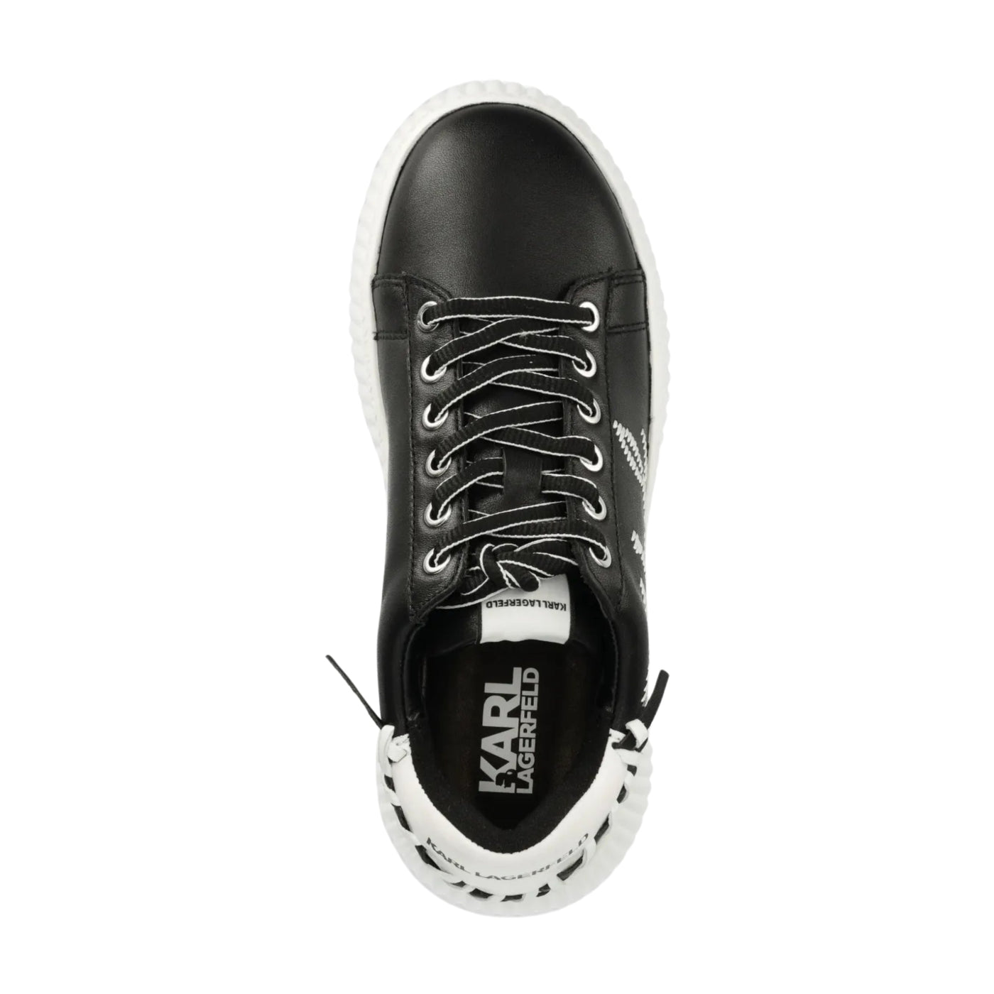 Karl Lagerfeld Sneaker Ladies Kreeper Whipstitch Black
