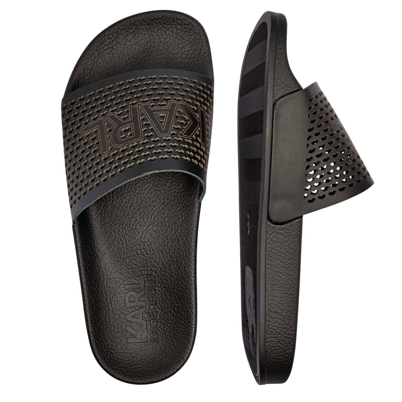 Karl Lagerfeld Slide Ladies Kondo 2.0 Perf Black