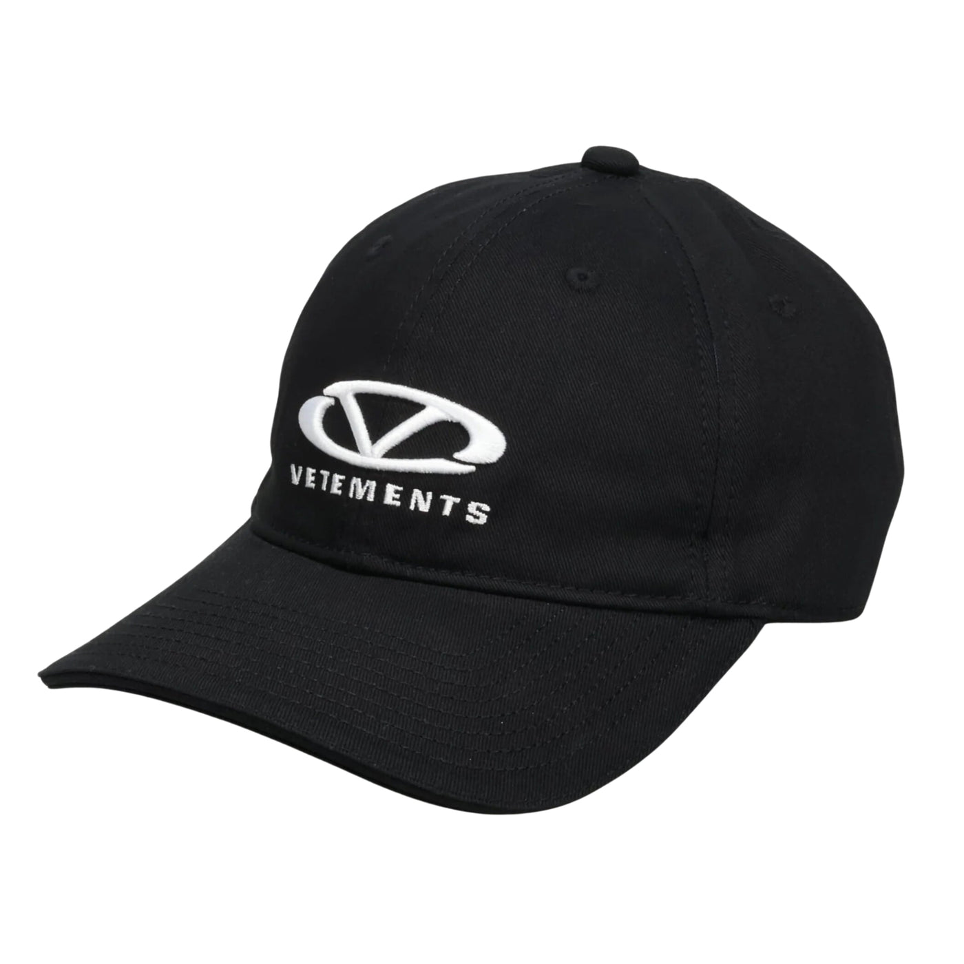 Vetements Cap Oval Logo Black